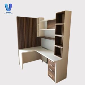 Corner Shelf Units with Study Table