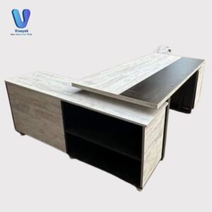 L Shaped Desk with Storage