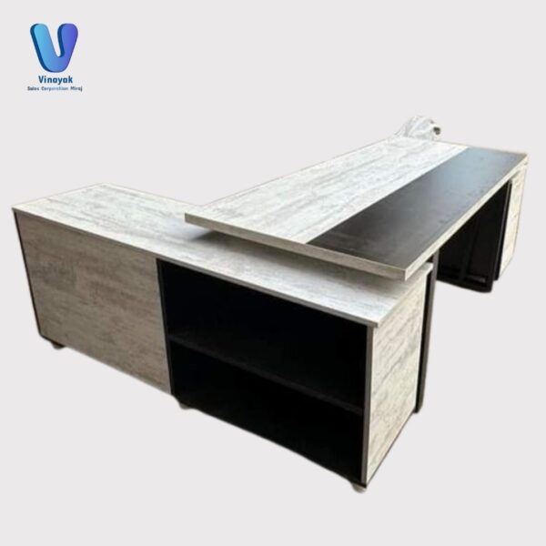 L Shaped Desk with Storage