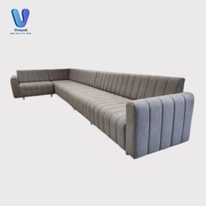 L Shape Fabric Sofa Set